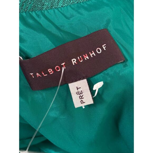 Talbot Runhof Floral Jacquard Ball Gown Size 10 - Picture 12 of 14